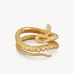 Kendra Scott Phoenix Wrap Snake Ring Size 6